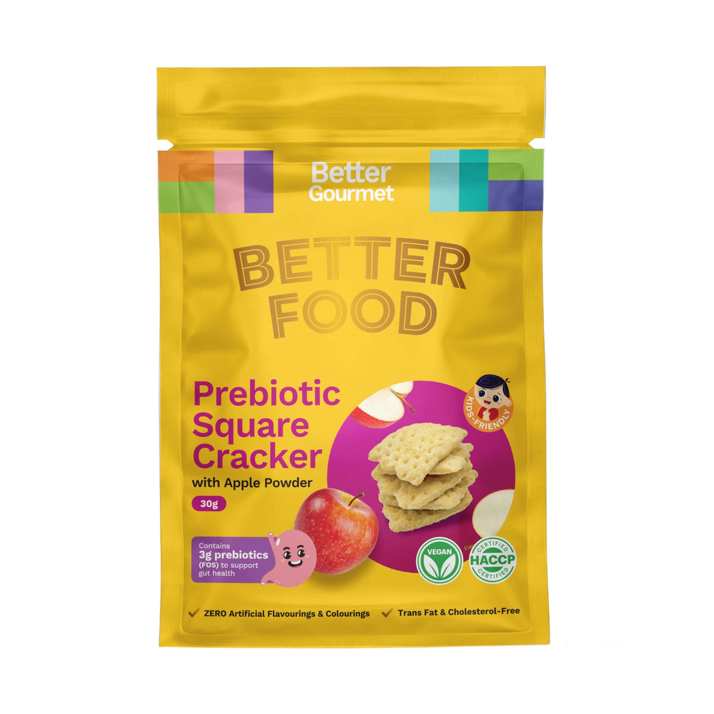 Prebiotics Cracker w Apple Powder 30g