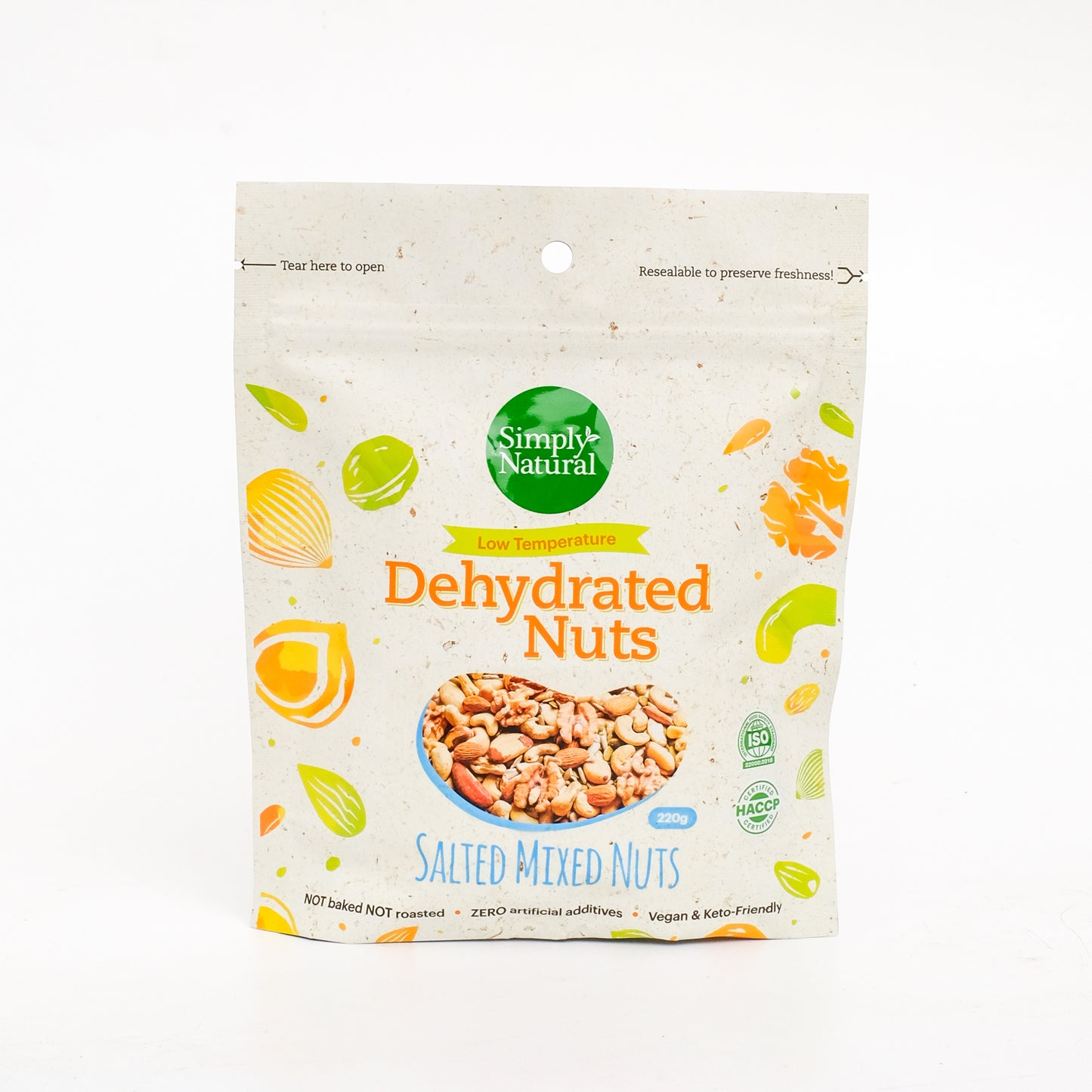 Dehydrated Salted Mixed Nuts 220g Malaysia