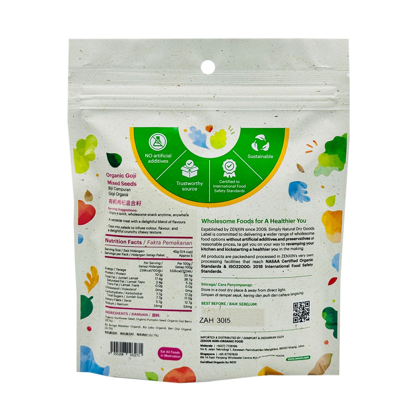 Goji Mixed Seeds 220g Malaysia (Halal)