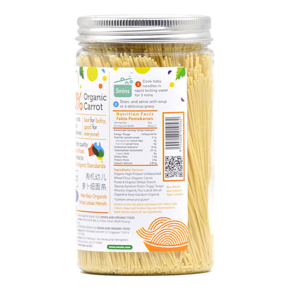 Organic Baby Noodles with Fresh Carrot 200g Malaysia