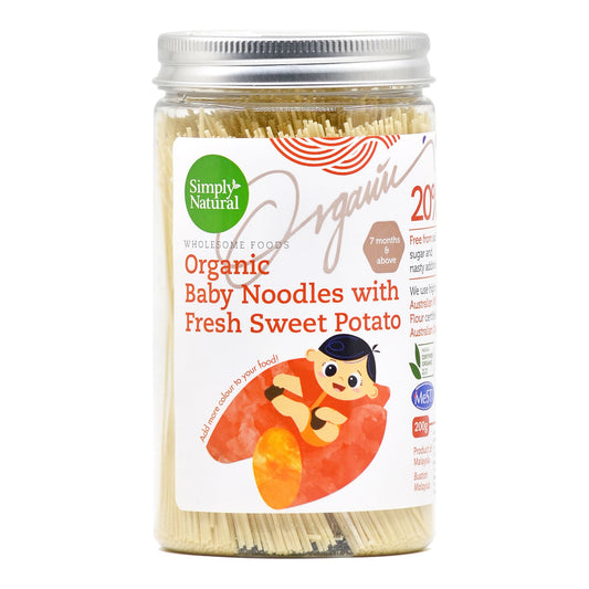Organic Baby Noodles with Fresh Sweet Potato 200g Malaysia