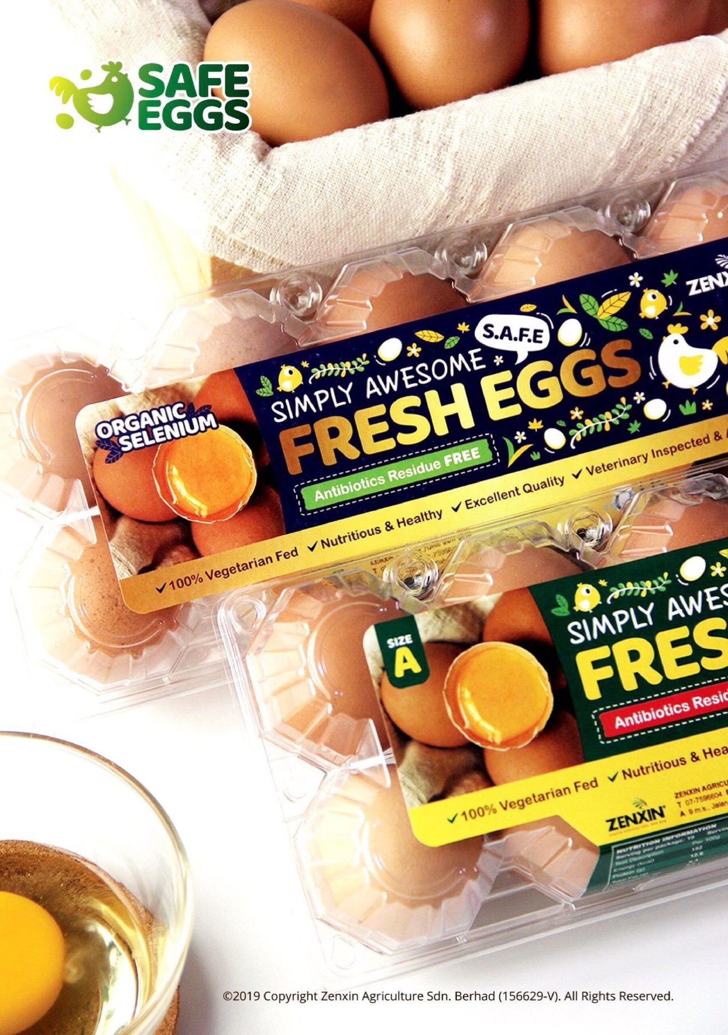 Antibiotic Free Eggs (Selenium Enriched) 10pcs/pack