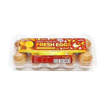 Antibiotic Free Eggs (Omega 3) - 10pcs/pack
