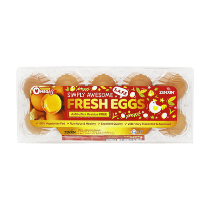 Antibiotic Free Eggs (Omega 3) - 10pcs/pack