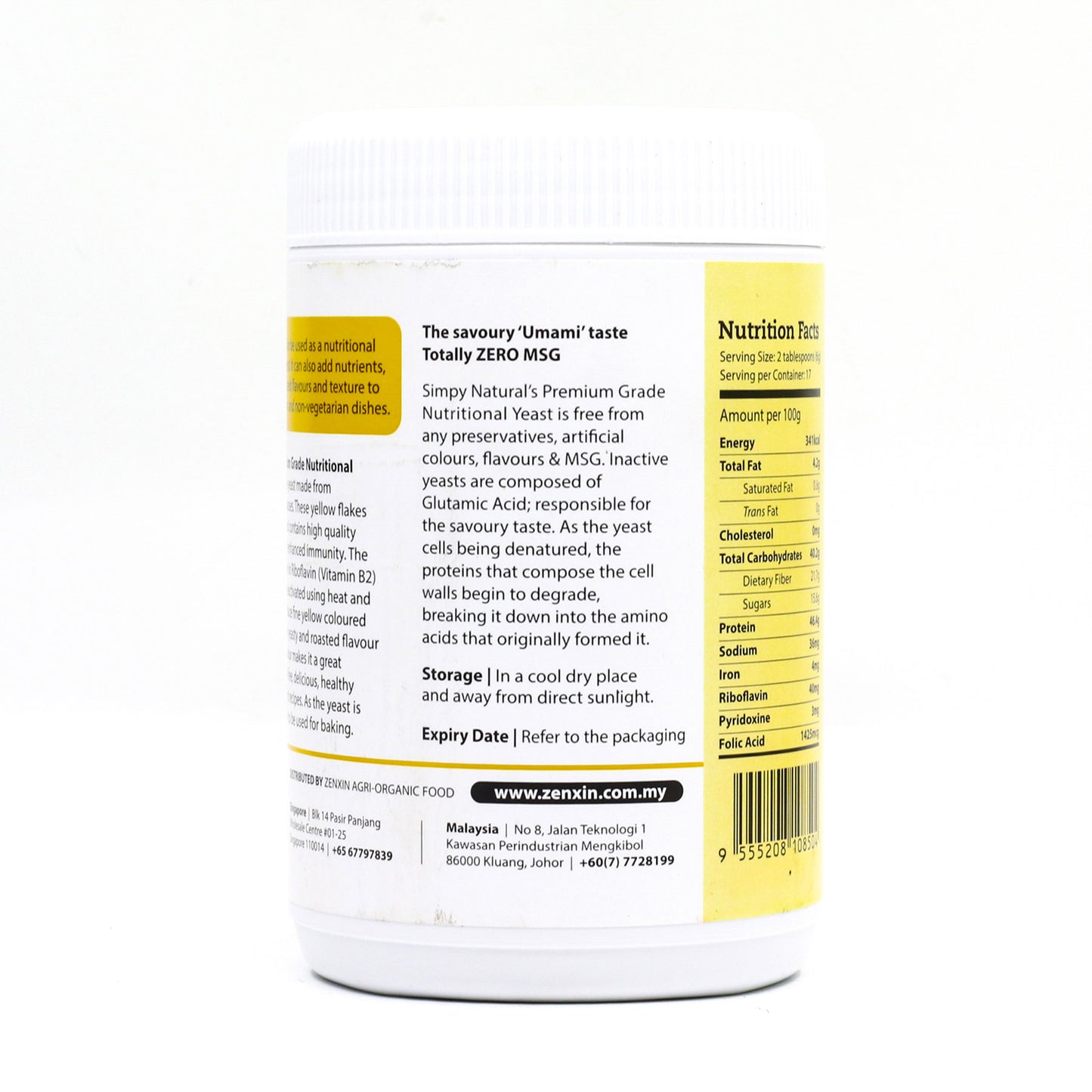 Premium Grade Nutritional Yeast Flakes 100g Canada