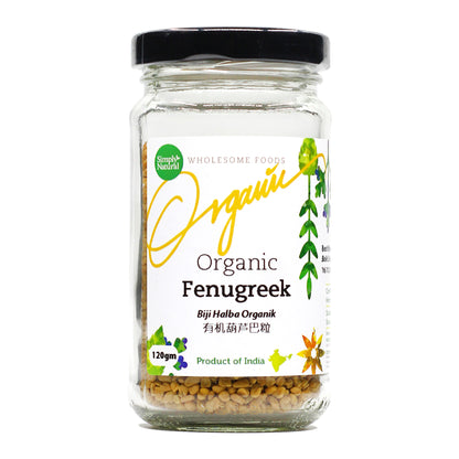 Organic Fenugreek 120g India