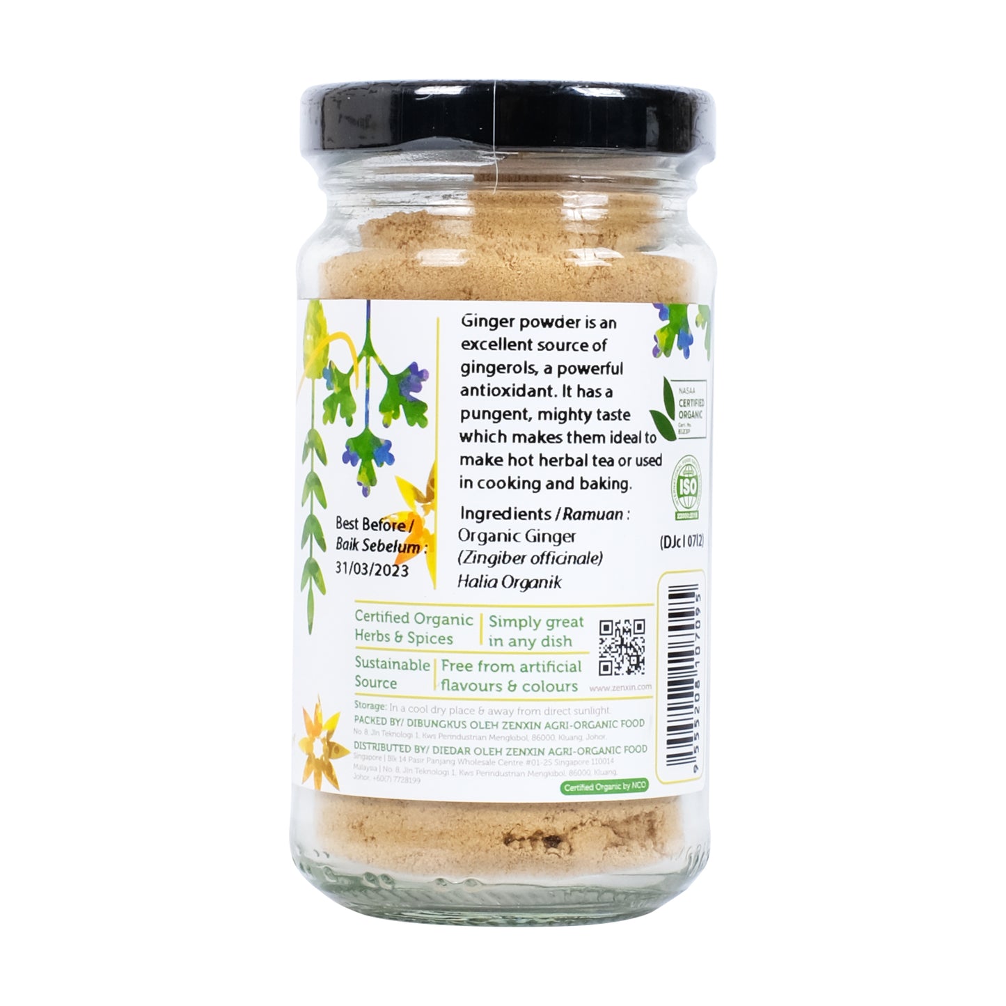 Organic Ginger Powder 70g India