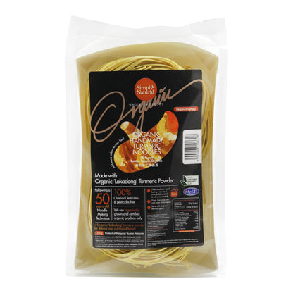 Organic Handmade Turmeric Noodle 200g Malaysia
