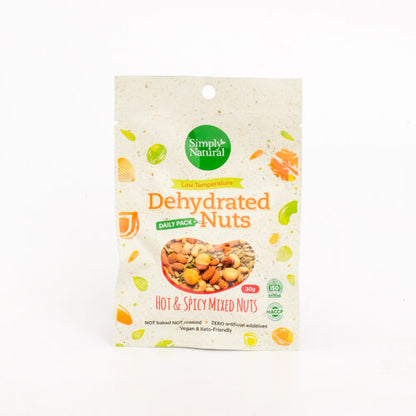 Simply Natural Dehydrated Hot N Spicy Mixed Nut 30g (DAILY PACK)