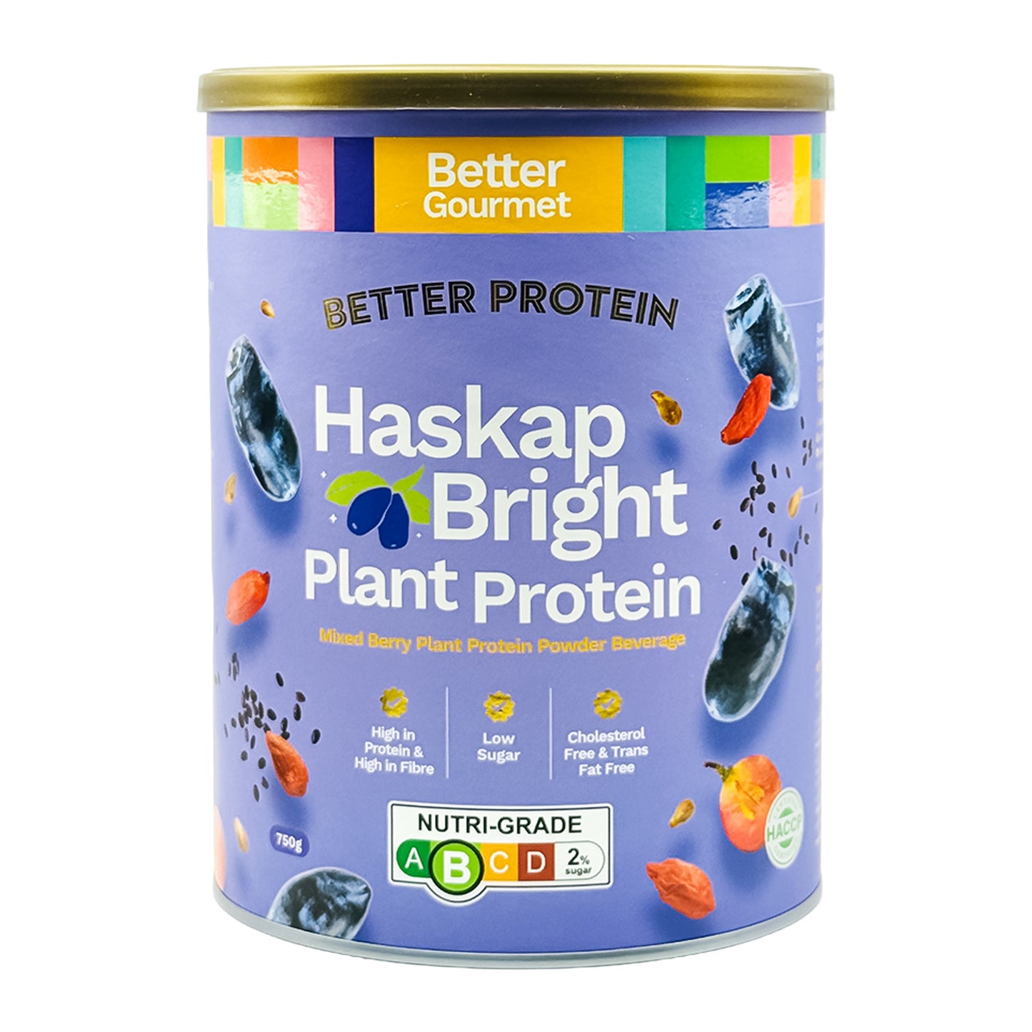 Better Gourmet Haskap Bright Plant Protein 750g