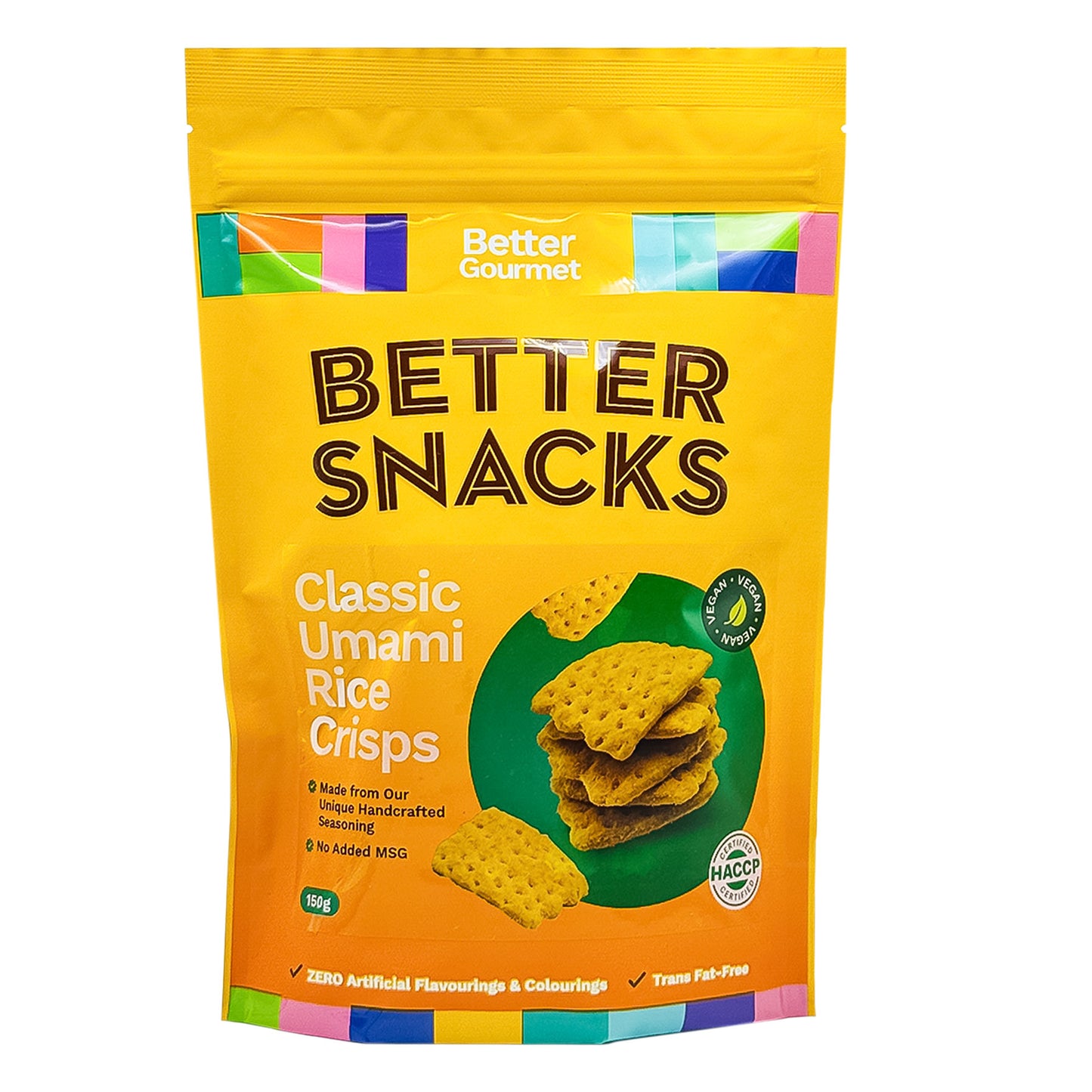 BG Snacks Classic Umami Crisps/Cracker 150g