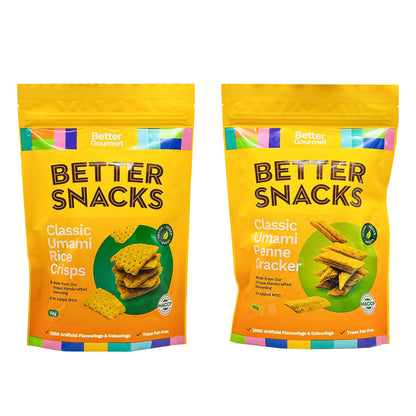 BG Snacks Classic Umami Crisps/Cracker 150g