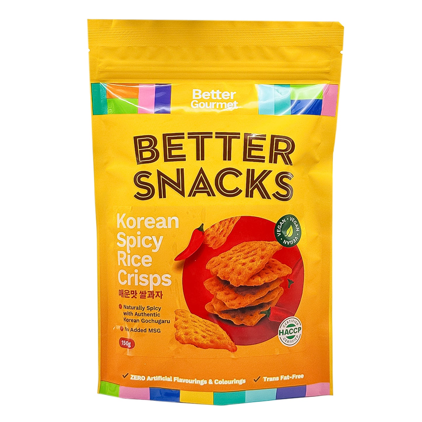 BG Snacks Korean Spicy Crisps/Cracker 150g