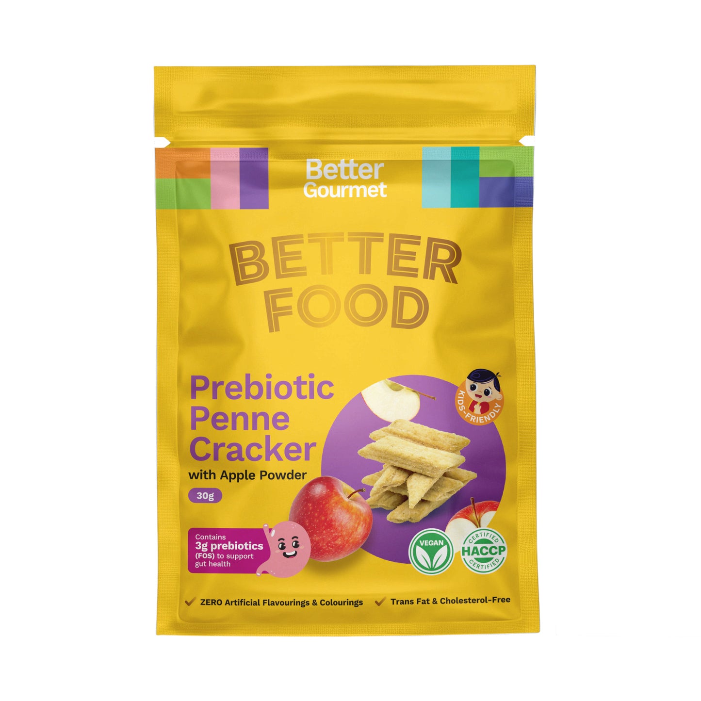 Prebiotics Cracker w Apple Powder 30g