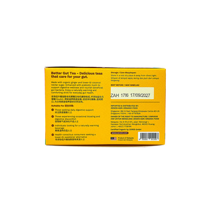 BG Better Gut Tea Organic Ginger Coconut Sugar 120g