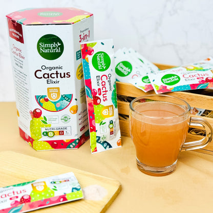 Organic Cactus Elixir 210g | 15'sachets x14g