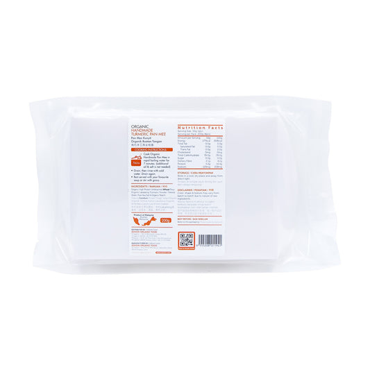 Organic Handmade Turmeric Pan Mee 200g Malaysia