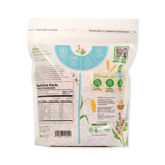 Organic Mixed Quinoa 500g Peru