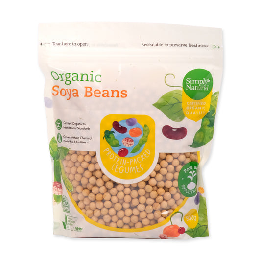 Organic Soya Beans 500g India/ China