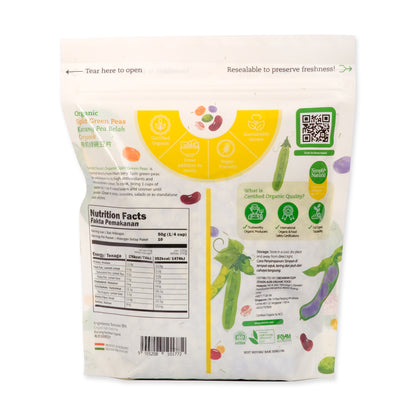 Organic Split Green Peas 500g Italy