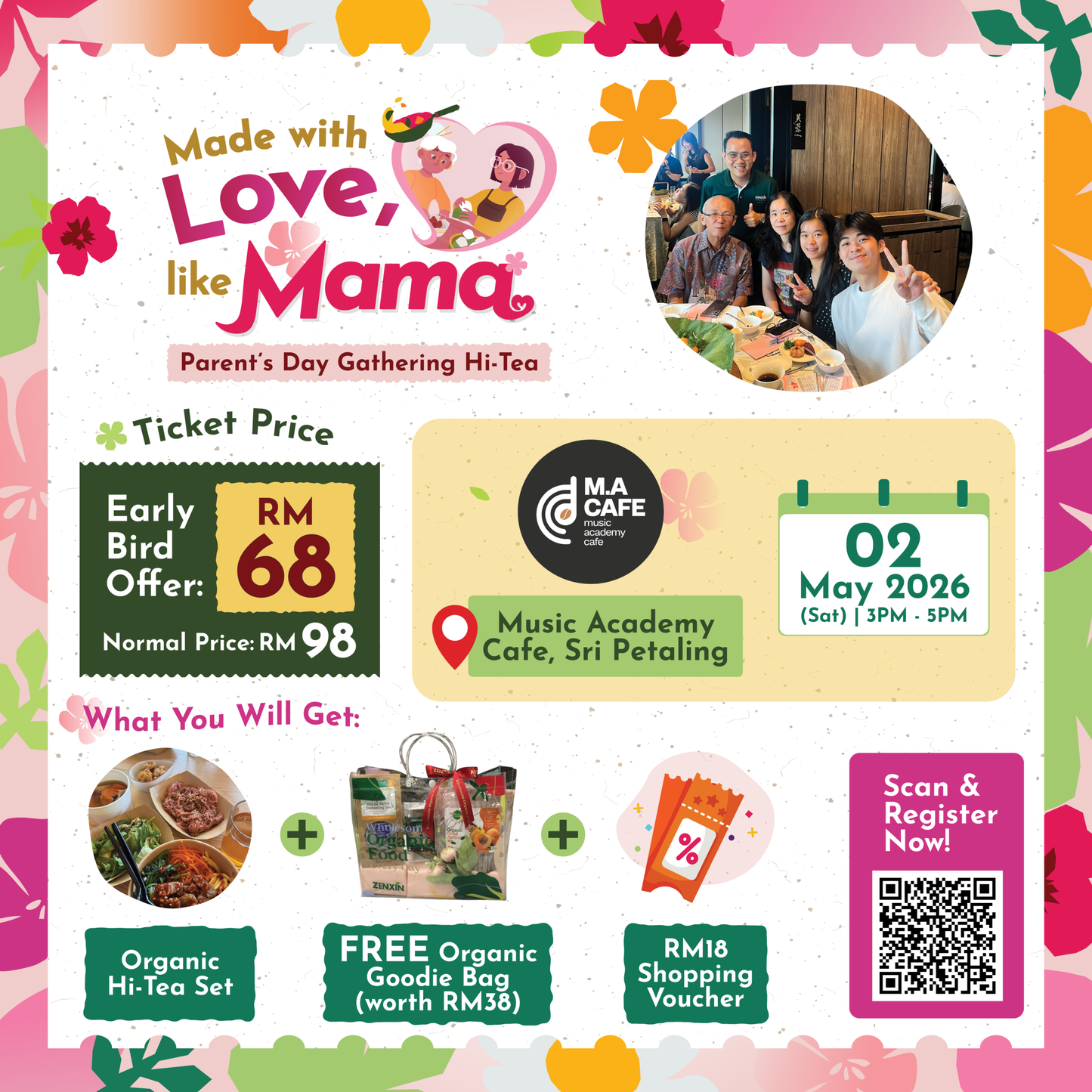 Parent's Day Hi Tea - Ticket