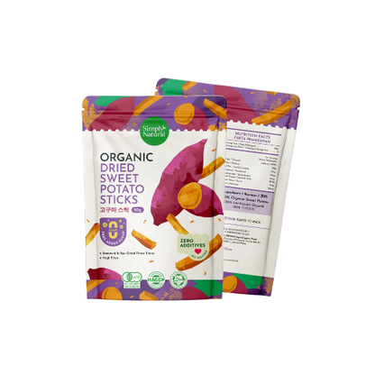 Simply Natural Organic Dried Sweet Potato Stick 50g Halal