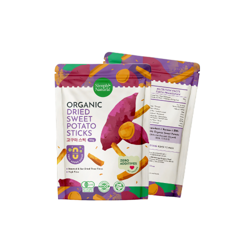 Simply Natural Organic Dried Sweet Potato Stick 50g Halal