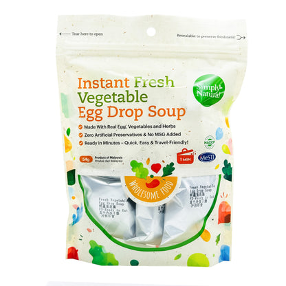 Instant Fresh Vegetable Egg Drop Soup 54g