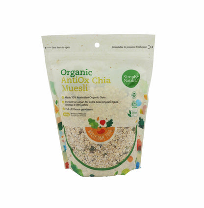 Organic Antiox Chia Muesli 500g