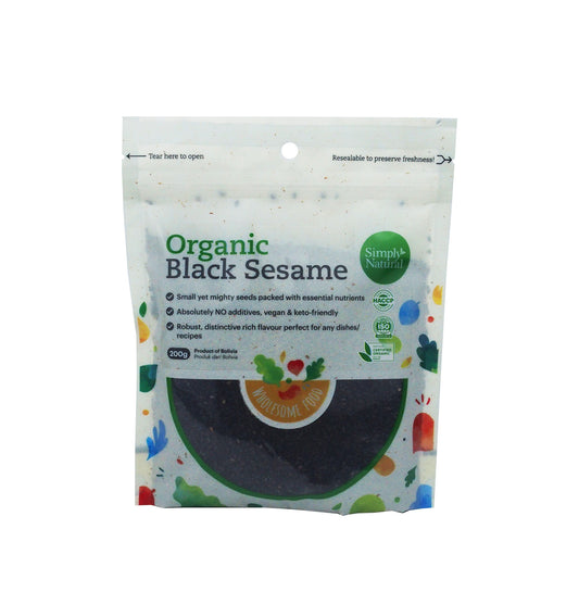 Organic Black Sesame Seeds 200g