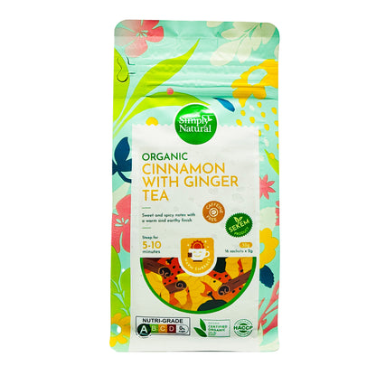 Organic Cinnamon And Ginger Tea 2gx16s Egypt