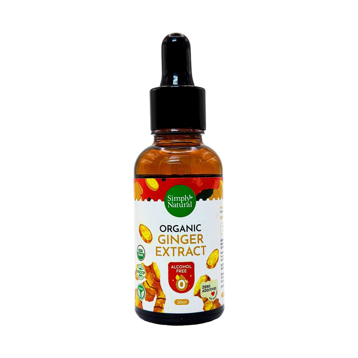 Simply Natural Organic Ginger Extract 30ml