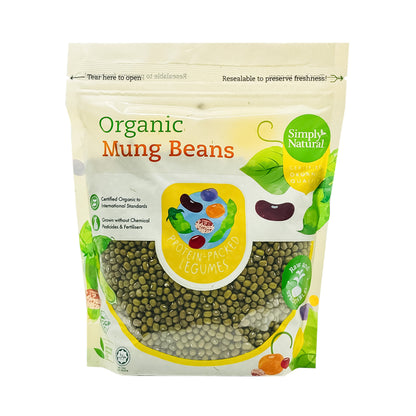 Organic Mung Beans 500g India/China (Halal)