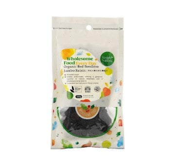 Simply Natural Organic Red Seedless Jumbo Raisins 100g
