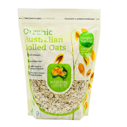 Organic Rolled Oats 500g Australia (Halal)