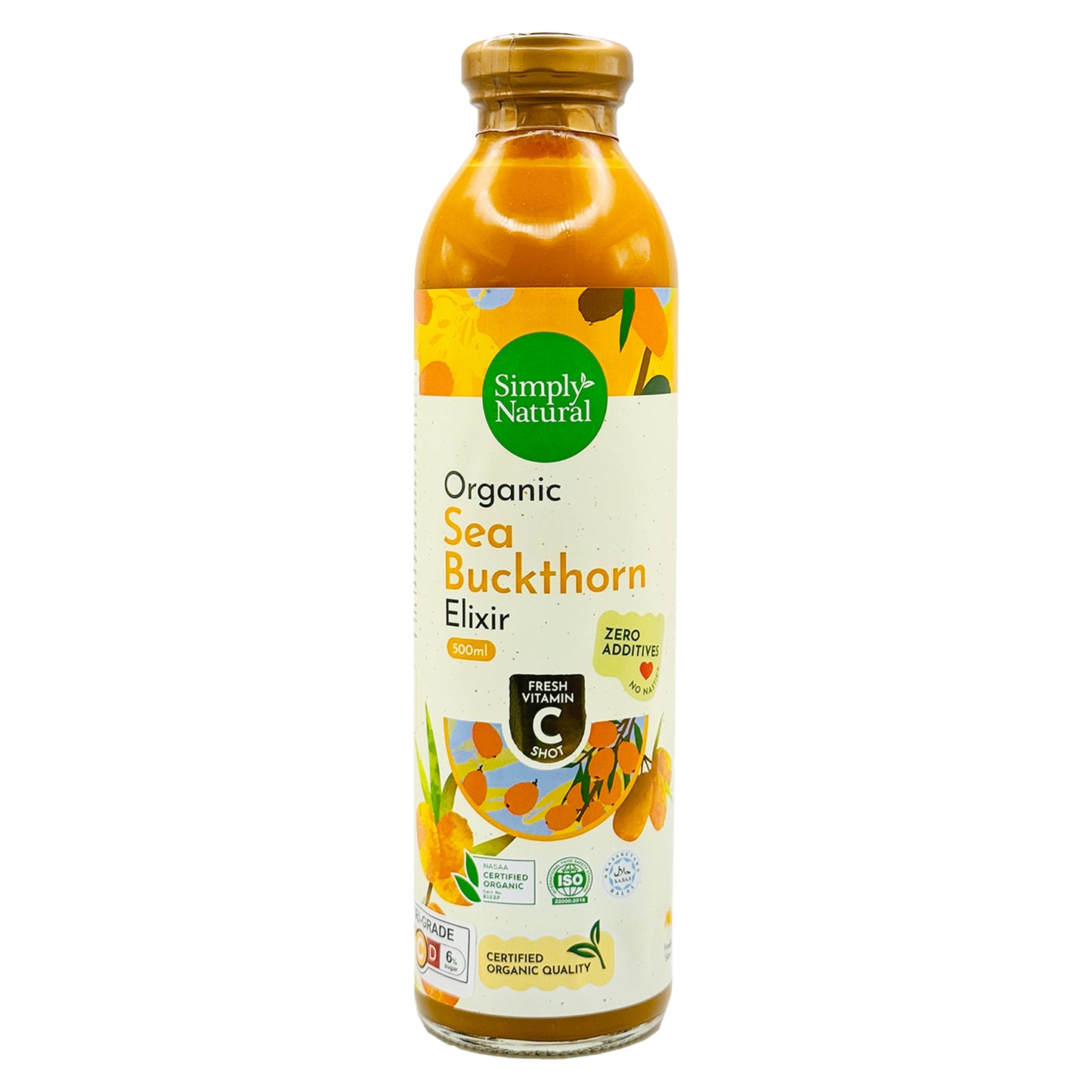 Organic Sea Buckthorn Elixir 500ml