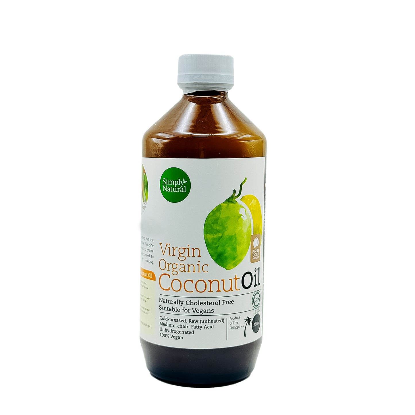 Virgin Organic Coconut Oil 250ml Philippines (Halal)