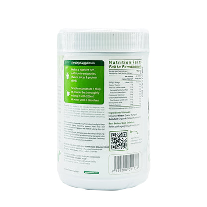 Organic Wheat Grass Powder 150g (Halal)