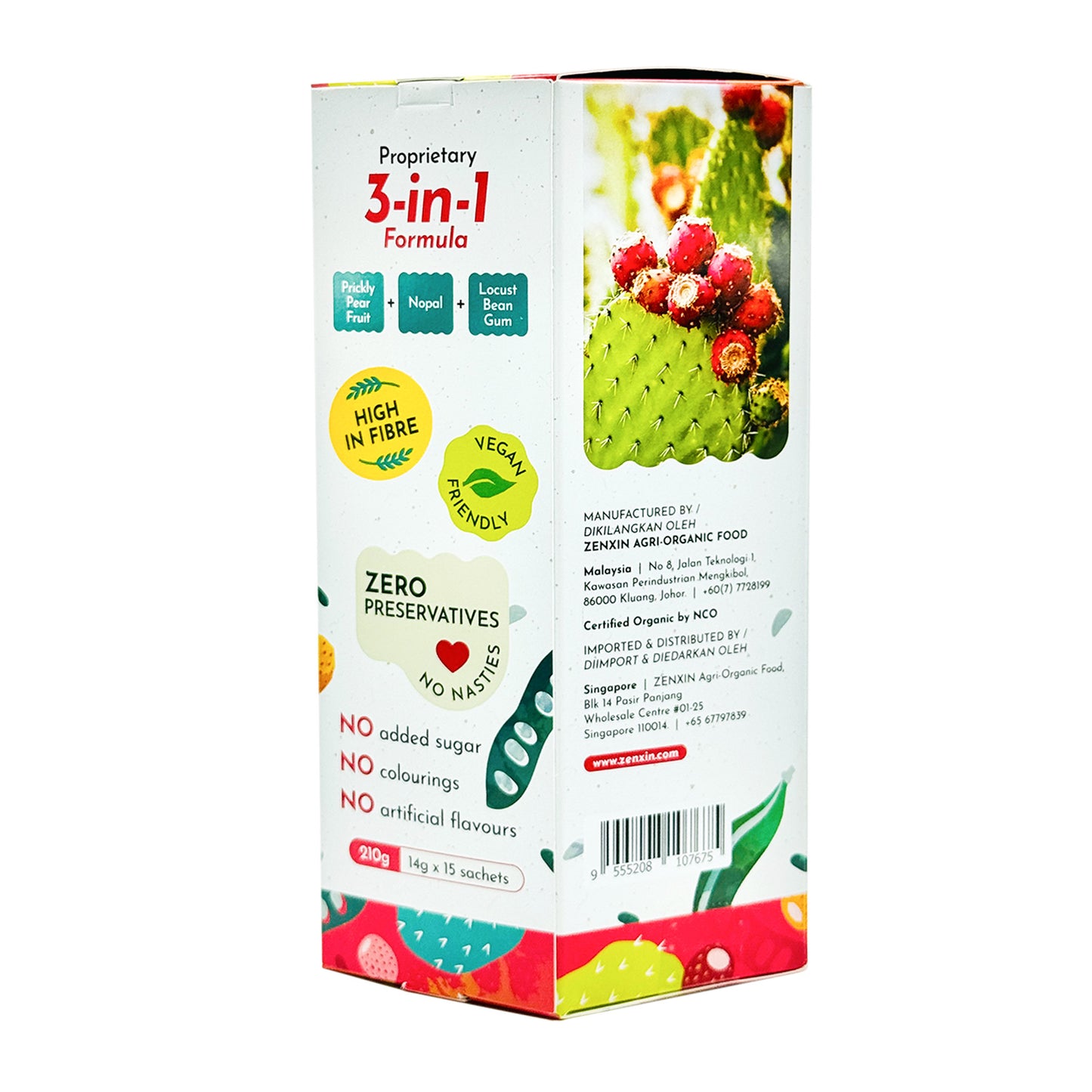 Organic Cactus Elixir 210g | 15'sachets x14g
