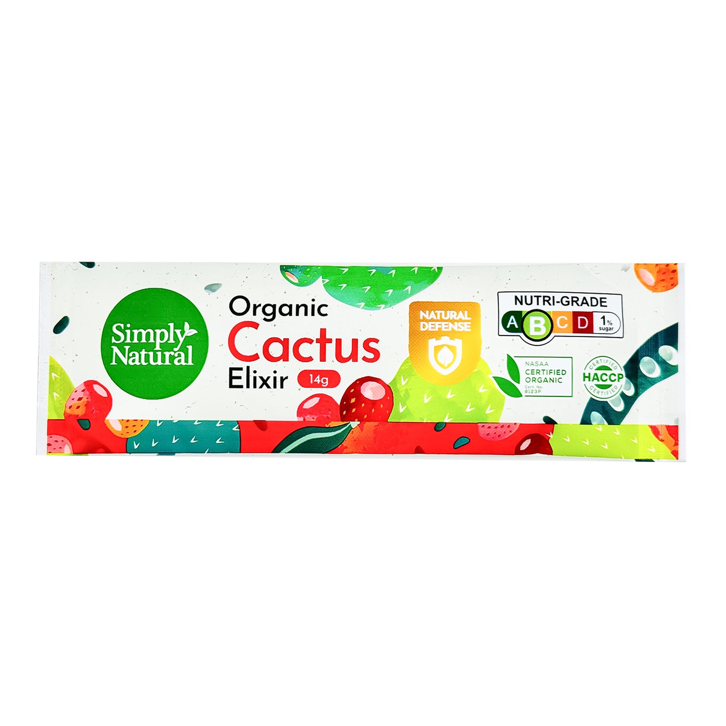 Organic Cactus Elixir 210g | 15'sachets x14g