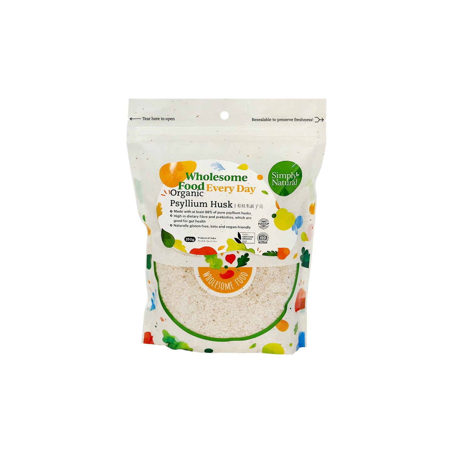 Organic Psyllium Husk 250g India