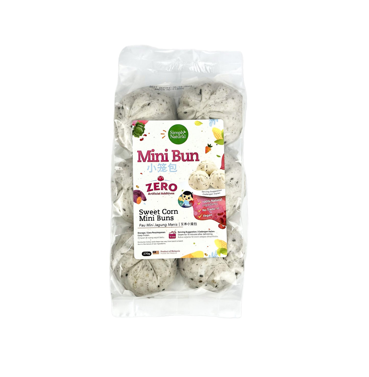 Sweet Corn Mini Buns 270g Malaysia