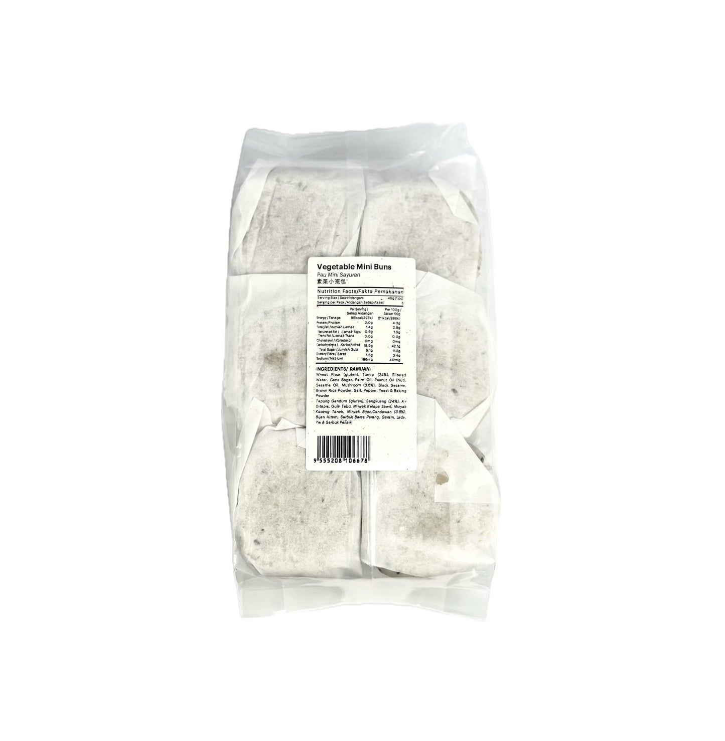 Vegetable Mini Buns 270g Malaysia