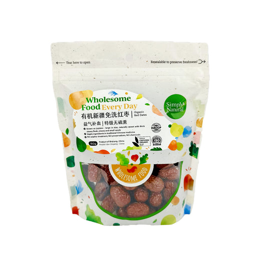 Organic Sun-Dried Red Dates 180g (Large Size) China