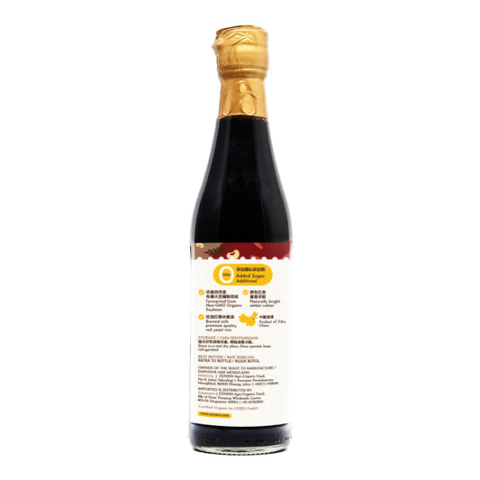 Organic Red Yeast Soy Sauce 340ml China