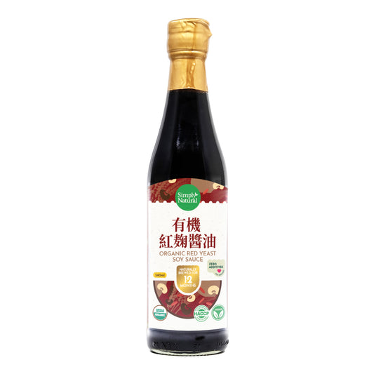 Organic Red Yeast Soy Sauce 340ml China