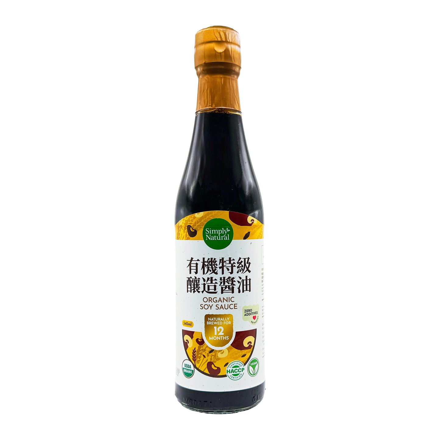 Premium Grade Organic Soy Sauce 340ml China