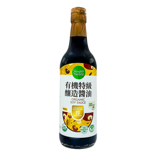 Premium Grade Organic Soy Sauce 550ml China