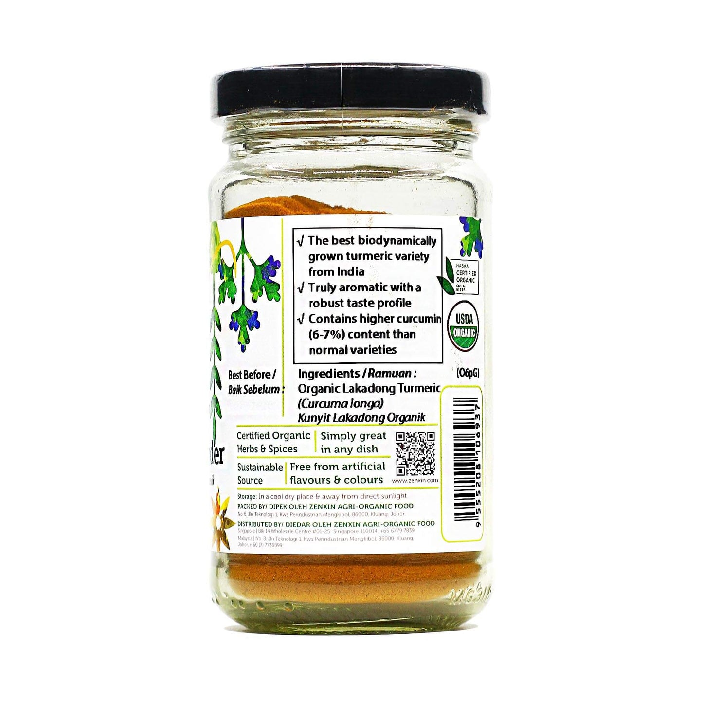 Organic "Lakadong" Turmeric Powder 80g