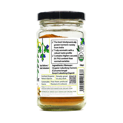 Organic "Lakadong" Turmeric Powder 80g